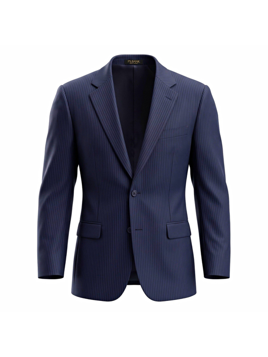 Jos. A. Bank Other - Jos. A. Bank Men’s Blue Pinstripe 100% Wool 2-Piece Suit Single-Breasted 44R
